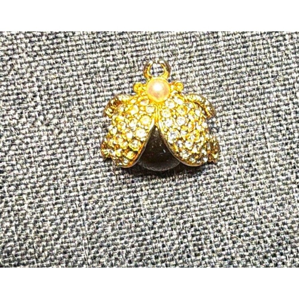 Vintage Gold Tone Bee Brooch Pin